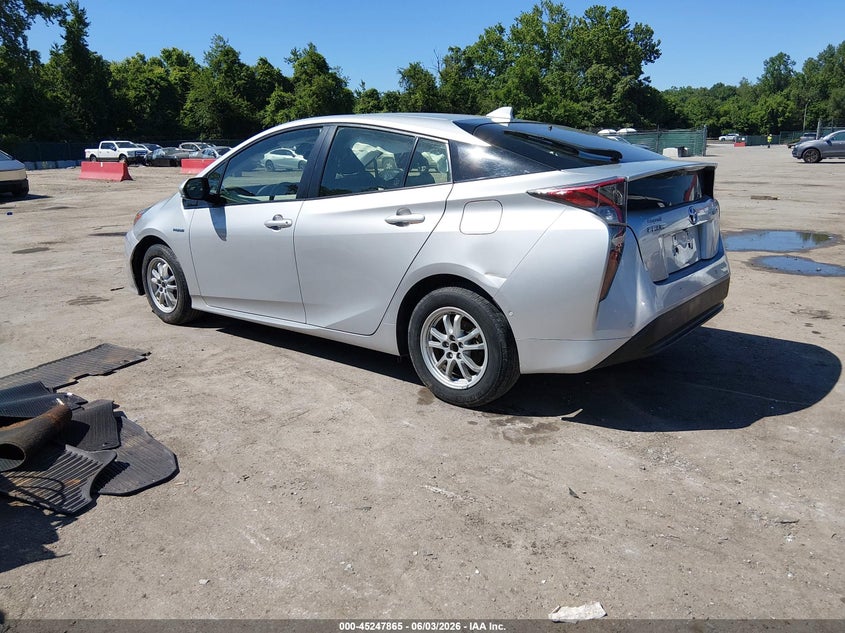 2017 Toyota Prius VIN JTDKARFU8H3542803 IAAI salvage auction — UNKNOWN, Salvage Title, sold $3,100 on 2026-08-01 (photo 3)