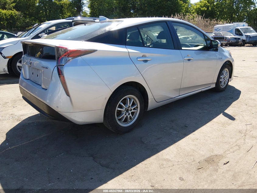 2017 Toyota Prius VIN JTDKARFU8H3542803 IAAI salvage auction — UNKNOWN, Salvage Title, sold $3,100 on 2026-08-01 (photo 4)