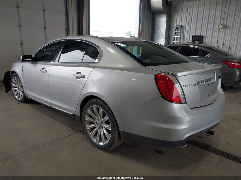 2009 Lincoln Mks VIN 1LNHM94R49G628034 IAAI salvage auction — FRONT END, Salvage (North Dakota), sold $225 on 2026-07-09 (photo 3)