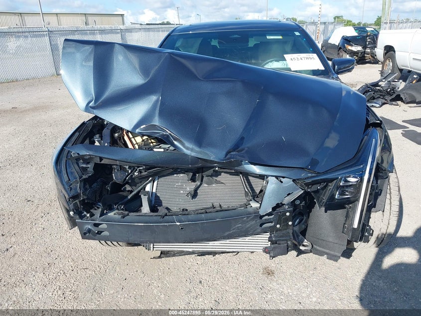 2025 Cadillac Ct5 VIN 1G6DN5RK0S0117698 IAAI salvage auction — FRONT END, Salvage Title, sold $15,250 on 2026-07-14 (photo 6)