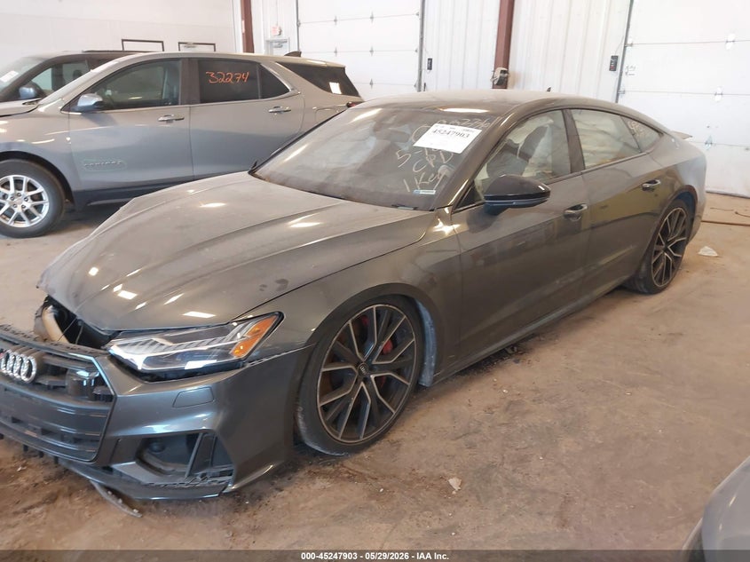 2020 Audi S7 VIN WAUSFAF25LN090336 IAAI salvage auction — FRONT END, Salvage Title, sold $16,000 on 2026-07-19 (photo 2)
