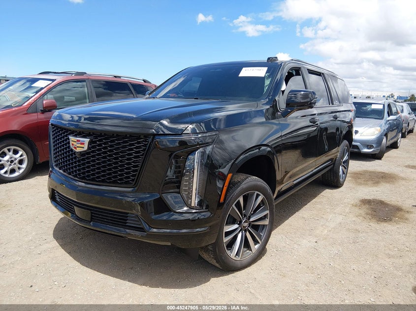 2026 Cadillac Escalade VIN 1GYS8PKL3TR317914 IAAI salvage auction — RIGHT SIDE, Wait Title, sold $59,250 on 2026-08-24 (photo 2)