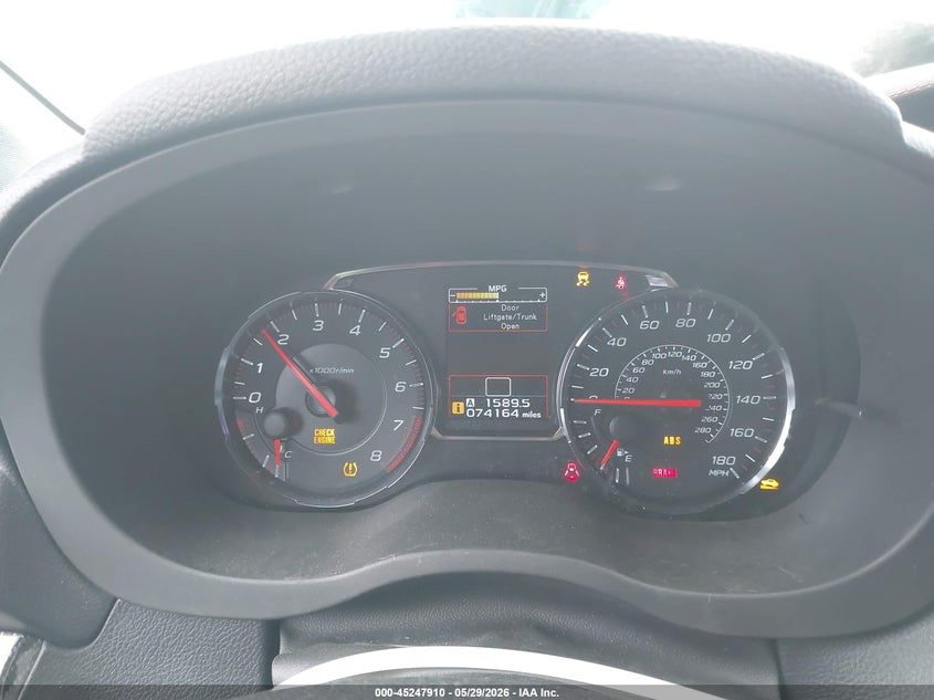 2020 Subaru Wrx VIN JF1VA1C60L9821663 IAAI salvage auction — THEFT, Salvage Title, sold $4,600 on 2026-07-18 (photo 7)