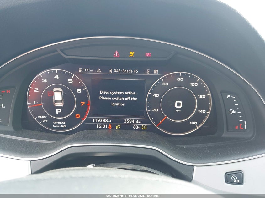 2018 Audi Q7 VIN WA1LHBF70JD016385 IAAI salvage auction — FRONT END, Salvage Title, sold $6,500 on 2026-07-15 (photo 7)