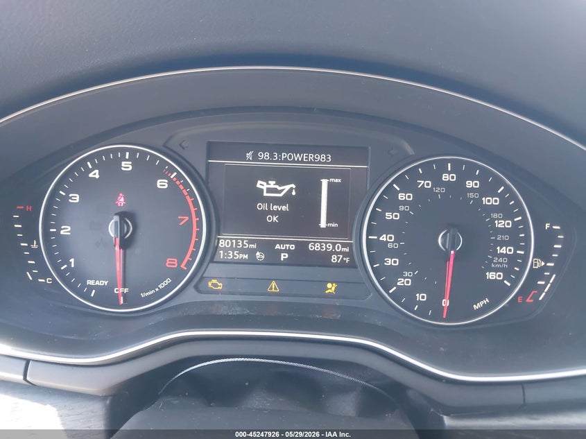 2017 Audi A4 VIN WAUGNAF47HN021035 IAAI salvage auction — REAR END, Salvage Title, sold $2,550 on 2026-07-14 (photo 7)