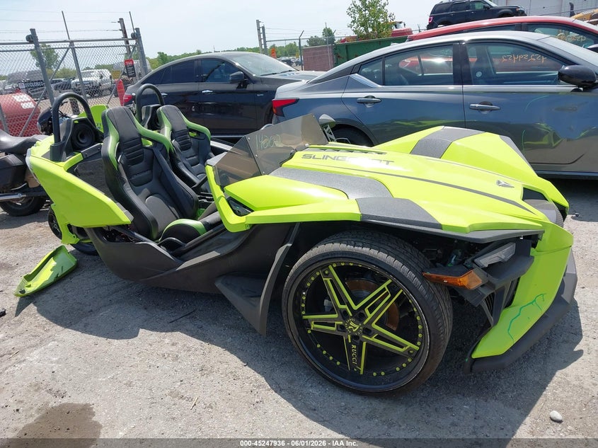 2023 Polaris Slingshot VIN 57XAAPHD2P8156268 IAAI salvage auction — ALL OVER, Salvage (Michigan), sold $8,150 on 2026-07-15 (photo 1)