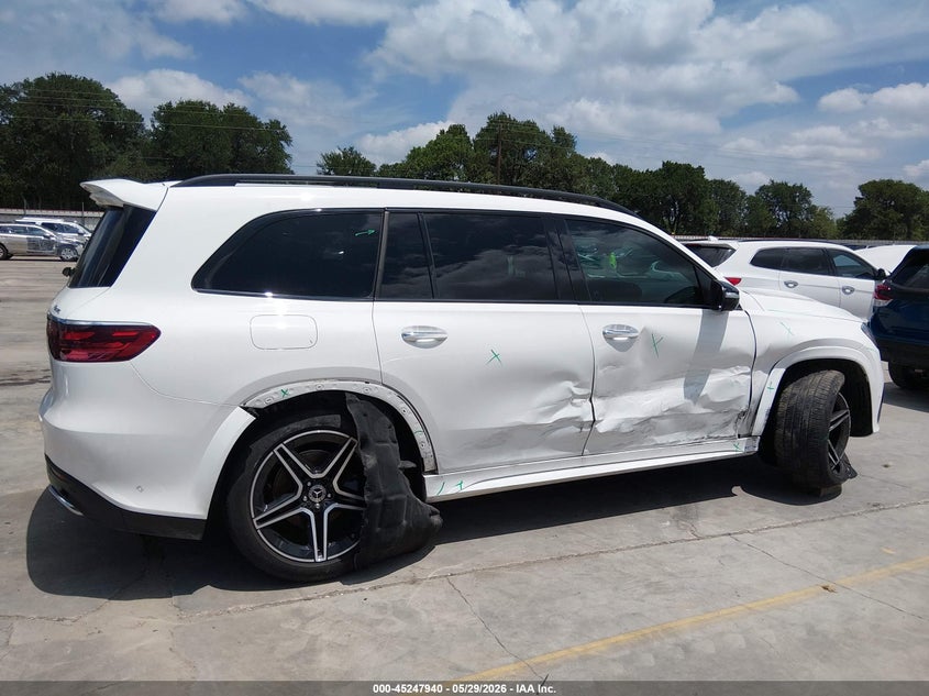 2024 Mercedes-benz Gls-klasse VIN 4JGFF5KE1RB270267 IAAI salvage auction — SIDE, Original (Texas), sold $47,500 on 2026-08-25 (photo 6)