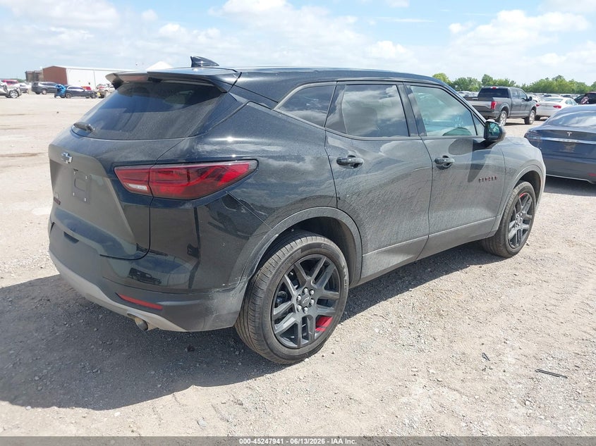 2025 Chevrolet Blazer VIN 3GNKBCR48SS160382 IAAI salvage auction — HAIL, Salvage Title, sold $14,250 on 2026-08-19 (photo 4)