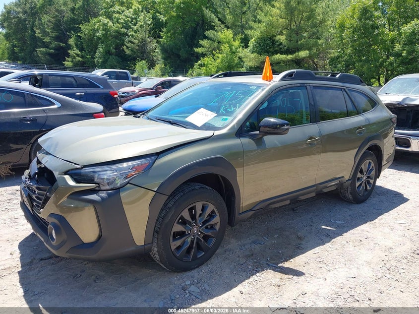 2025 Subaru Outback VIN 4S4BTALC9S3135504 IAAI salvage auction — FRONT END, Salvage Title, sold $9,700 on 2026-07-29 (photo 2)