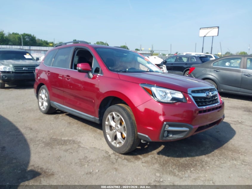 2017 Subaru Forester VIN JF2SJATC3HH530348 IAAI salvage auction — LEFT SIDE, Salvage Title, sold $525 on 2026-07-08 (photo 1)