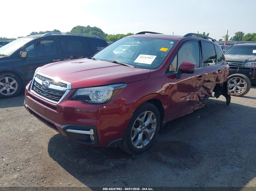 2017 Subaru Forester VIN JF2SJATC3HH530348 IAAI salvage auction — LEFT SIDE, Salvage Title, sold $525 on 2026-07-08 (photo 2)