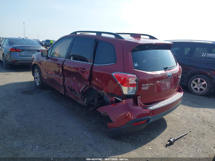 2017 Subaru Forester VIN JF2SJATC3HH530348 IAAI salvage auction — LEFT SIDE, Salvage Title, sold $525 on 2026-07-08 (photo 3)