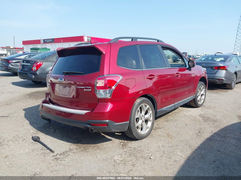 2017 Subaru Forester VIN JF2SJATC3HH530348 IAAI salvage auction — LEFT SIDE, Salvage Title, sold $525 on 2026-07-08 (photo 4)