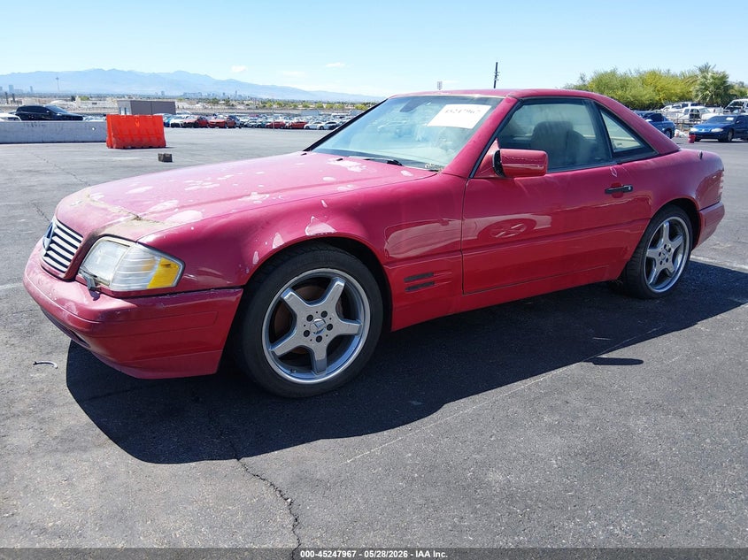 1998 Mercedes-benz Sl-class VIN WDBFA67F3WF163654 IAAI salvage auction — NORMAL WEAR, Clear (Nevada), sold $2,475 on 2026-07-10 (photo 2)