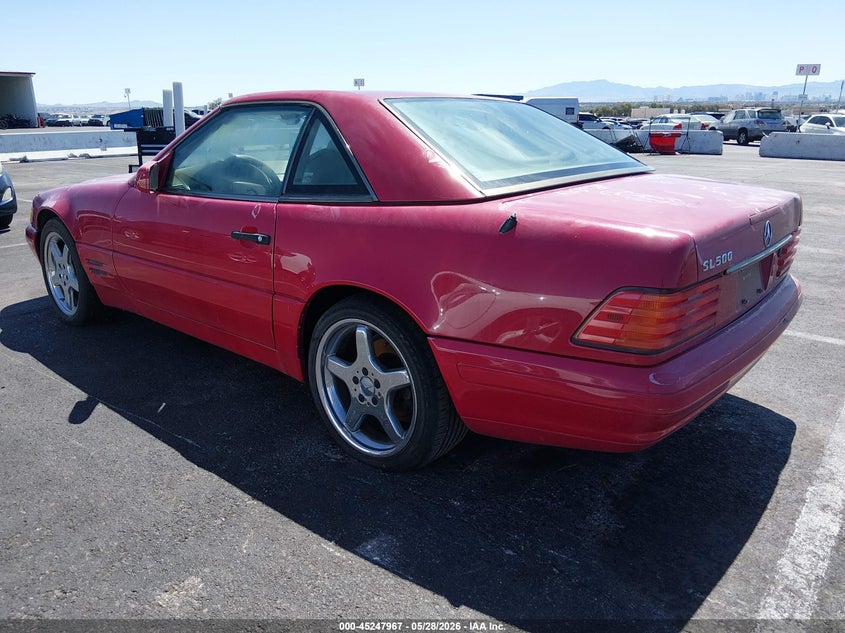 1998 Mercedes-benz Sl-class VIN WDBFA67F3WF163654 IAAI salvage auction — NORMAL WEAR, Clear (Nevada), sold $2,475 on 2026-07-10 (photo 3)