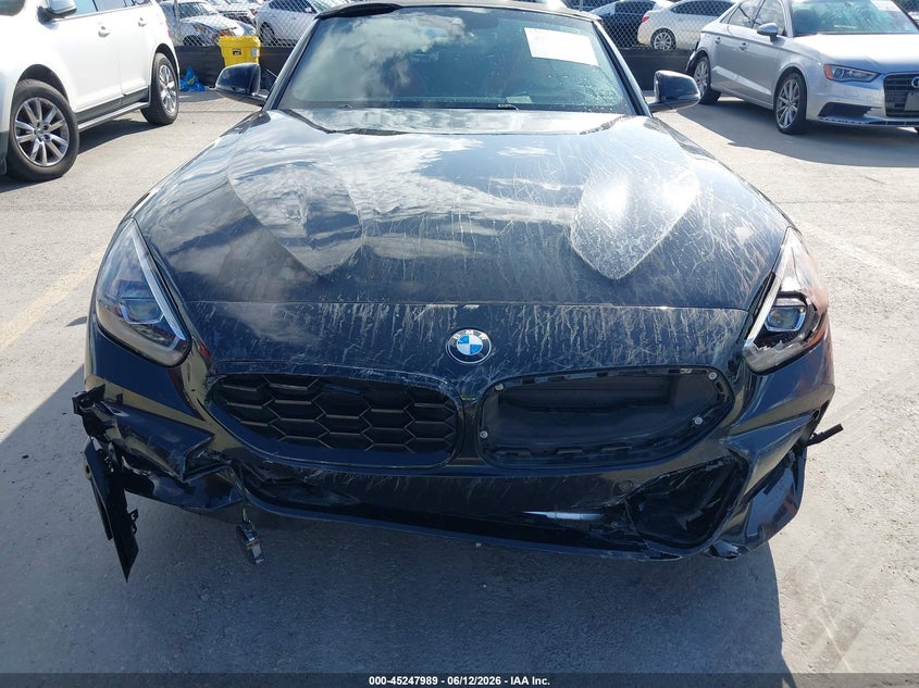 2025 BMW Z4 VIN WBAHF9C03SWY46783 IAAI salvage auction — FRONT END, Salvage Title, sold $18,600 on 2026-07-27 (photo 6)