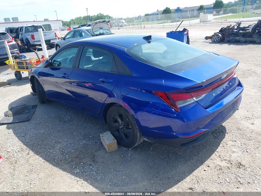 2023 Hyundai Elantra VIN 5NPLM4AG0PH089957 IAAI salvage auction — RIGHT REAR, Salvage Title, sold $5,000 on 2026-07-21 (photo 3)