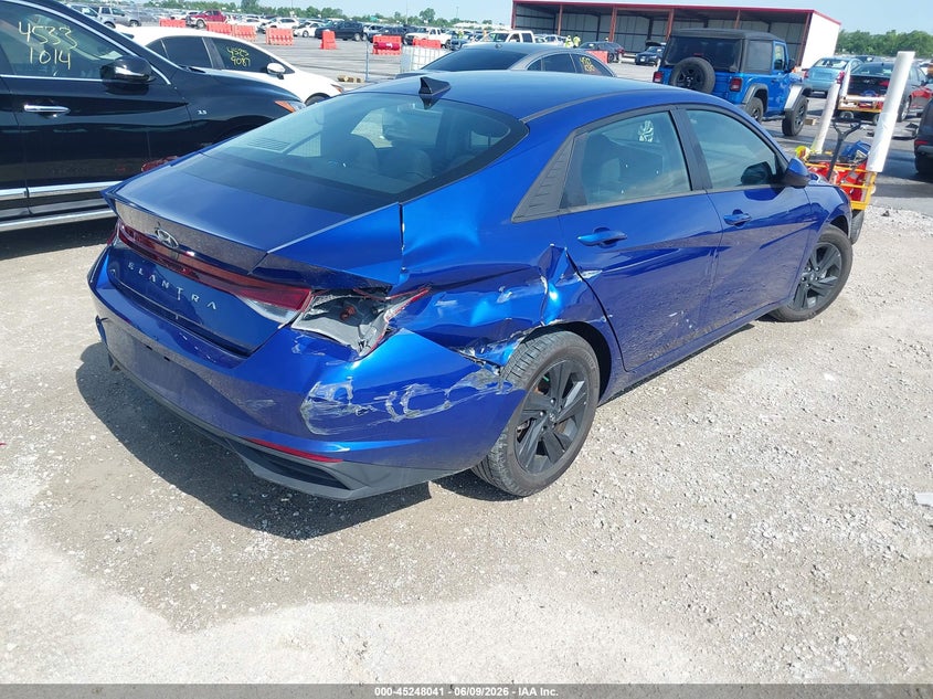 2023 Hyundai Elantra VIN 5NPLM4AG0PH089957 IAAI salvage auction — RIGHT REAR, Salvage Title, sold $5,000 on 2026-07-21 (photo 4)