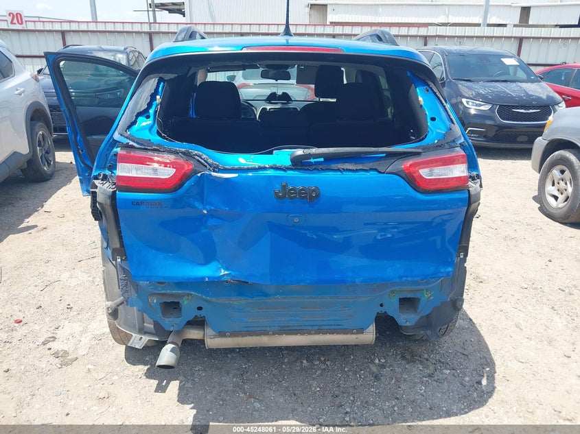 2018 Jeep Cherokee VIN 1C4PJLCB6JD561971 IAAI salvage auction — REAR END, Salvage Title, sold $1,200 on 2026-07-10 (photo 6)