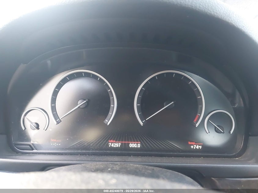 2014 BMW 5er VIN WBA5B1C5XED478095 IAAI salvage auction — NORMAL WEAR, Salvage Title, sold $1,100 on 2026-07-14 (photo 7)