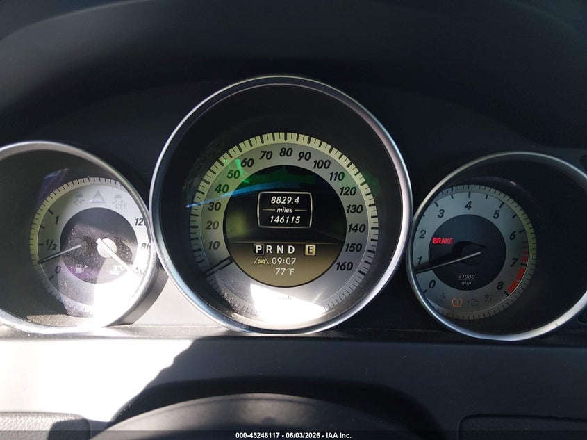 2012 Mercedes-benz C-klasse VIN WDDGF8BB7CA654380 IAAI salvage auction — FRONT END, Clear (Tennessee), sold $450 on 2026-08-11 (photo 7)