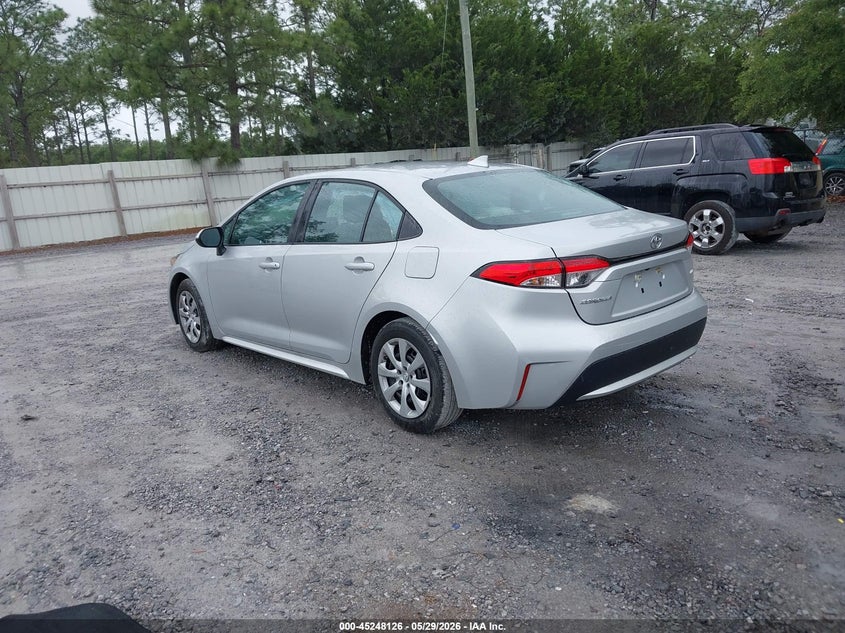 2021 Toyota Corolla VIN 5YFEPMAE6MP148913 IAAI salvage auction — RIGHT SIDE, Salvage Title, sold $5,600 on 2026-07-09 (photo 3)