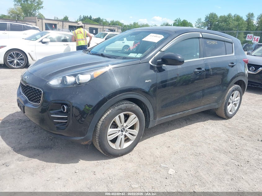 2019 Kia Sportage VIN KNDPMCAC0K7608446 IAAI salvage auction — THEFT, Salvage Title, sold $3,000 on 2026-07-16 (photo 2)