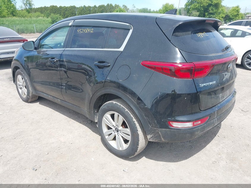 2019 Kia Sportage VIN KNDPMCAC0K7608446 IAAI salvage auction — THEFT, Salvage Title, sold $3,000 on 2026-07-16 (photo 3)