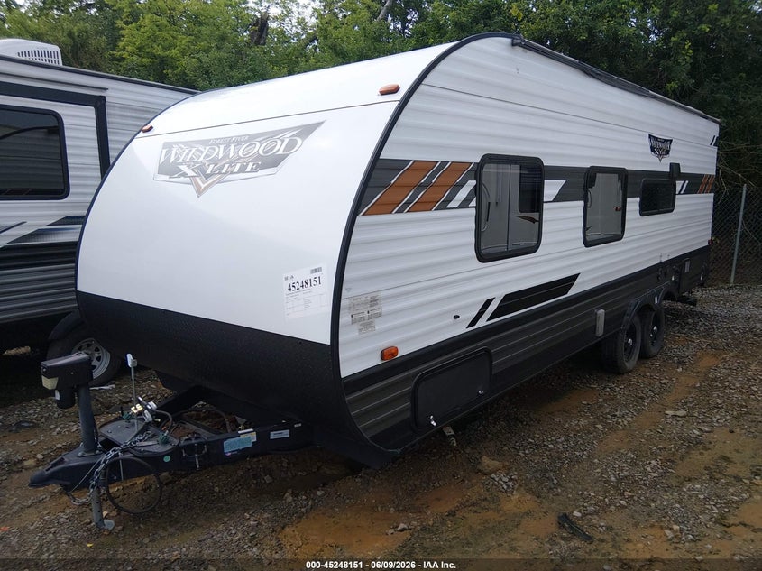 2021 Forest river Travel trlr VIN 4X4TWDZ25M7367569 IAAI salvage auction — UNKNOWN, Salvage (Tennessee), sold $4,450 on 2026-07-09 (photo 2)