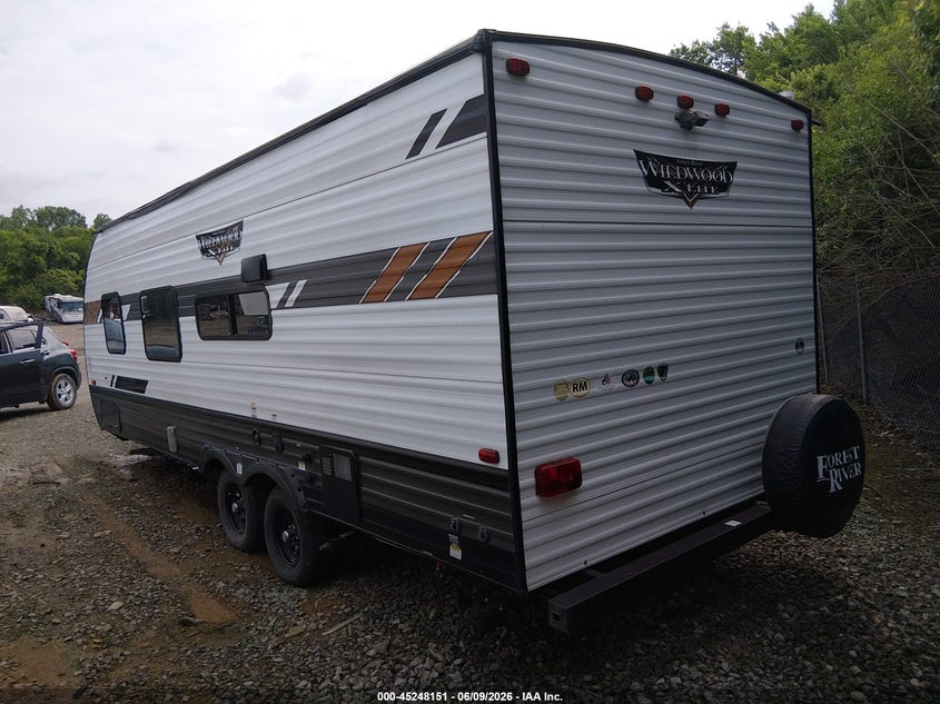2021 Forest river Travel trlr VIN 4X4TWDZ25M7367569 IAAI salvage auction — UNKNOWN, Salvage (Tennessee), sold $4,450 on 2026-07-09 (photo 3)