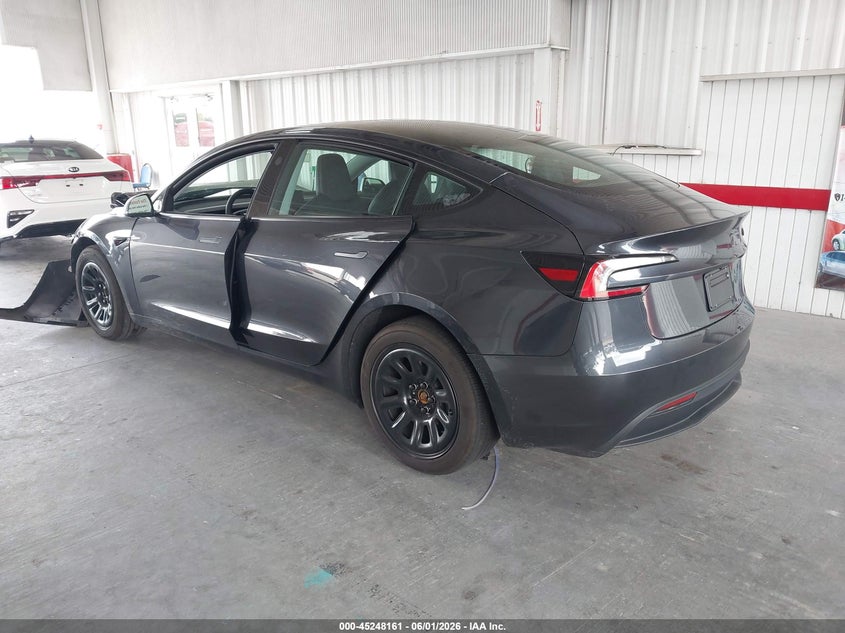 2026 Tesla Model 3 VIN 5YJ3E1EAXTF165551 IAAI salvage auction — FRONT END, Salvage Title, sold $10,750 on 2026-07-09 (photo 3)