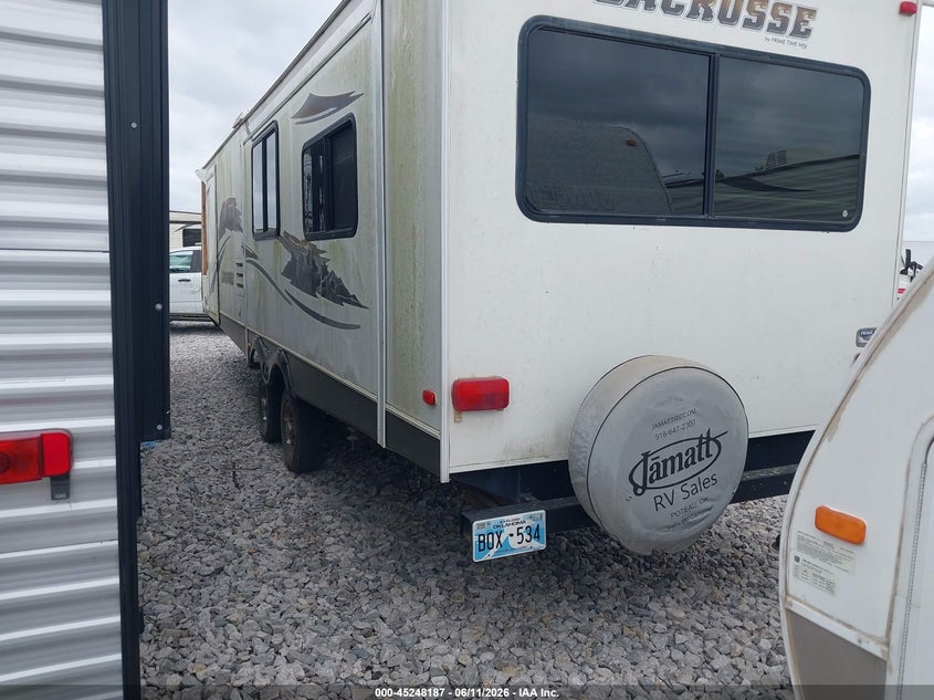 2013 Forest river Lacrosse VIN 5ZT2LCWF7DB002866 IAAI salvage auction — Unknown, Clear (Oklahoma), sold $625 on 2026-07-28 (photo 3)