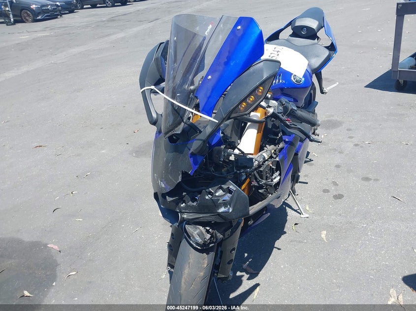 2018 Yamaha Yzf VIN JYARN39Y4JA001517 IAAI salvage auction — FRONT END, Salvage Certificate (California), sold $4,150 on 2026-07-08 (photo 5)
