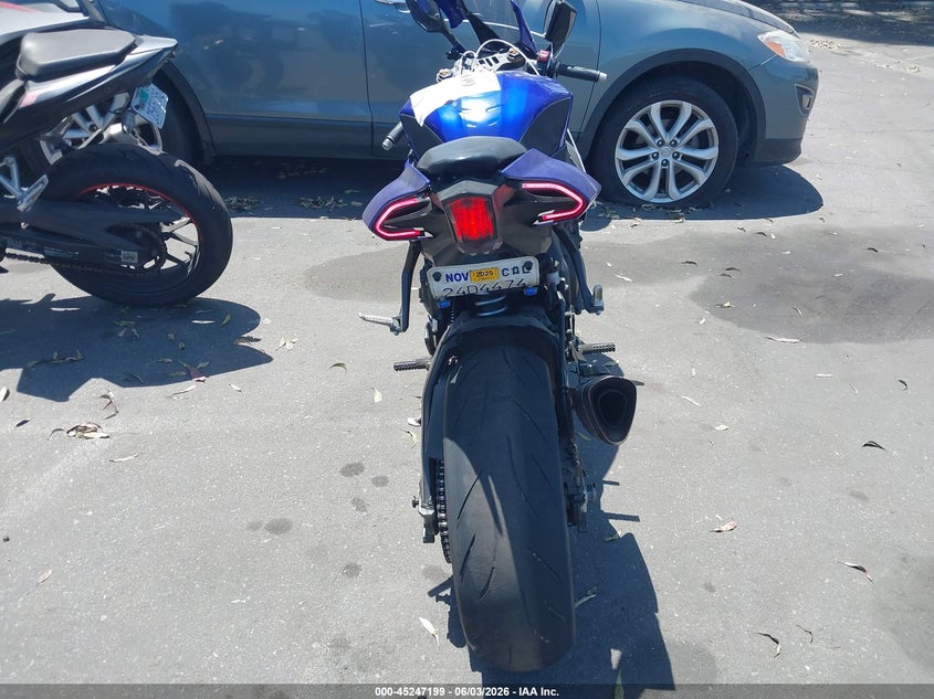 2018 Yamaha Yzf VIN JYARN39Y4JA001517 IAAI salvage auction — FRONT END, Salvage Certificate (California), sold $4,150 on 2026-07-08 (photo 6)