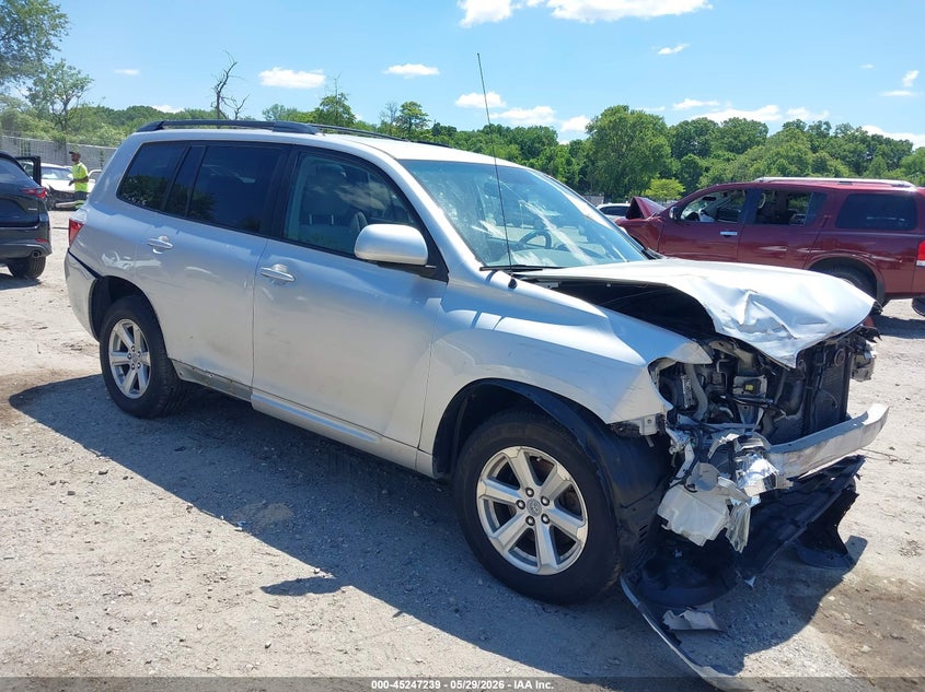 2009 Toyota Highlander VIN JTEES41A292134505 IAAI salvage auction — FRONT END, Salvage (Idaho), sold $1,600 on 2026-07-07 (photo 1)