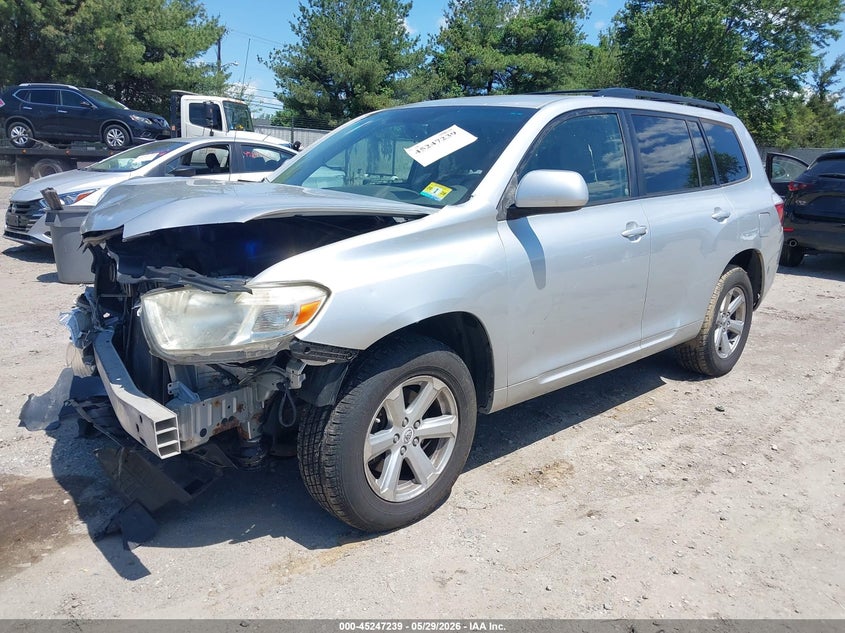 2009 Toyota Highlander VIN JTEES41A292134505 IAAI salvage auction — FRONT END, Salvage (Idaho), sold $1,600 on 2026-07-07 (photo 2)