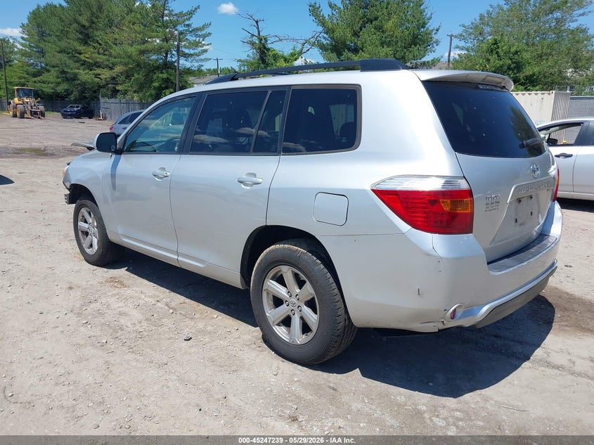 2009 Toyota Highlander VIN JTEES41A292134505 IAAI salvage auction — FRONT END, Salvage (Idaho), sold $1,600 on 2026-07-07 (photo 3)