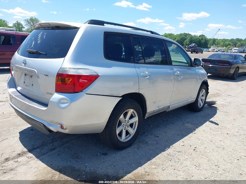 2009 Toyota Highlander VIN JTEES41A292134505 IAAI salvage auction — FRONT END, Salvage (Idaho), sold $1,600 on 2026-07-07 (photo 4)