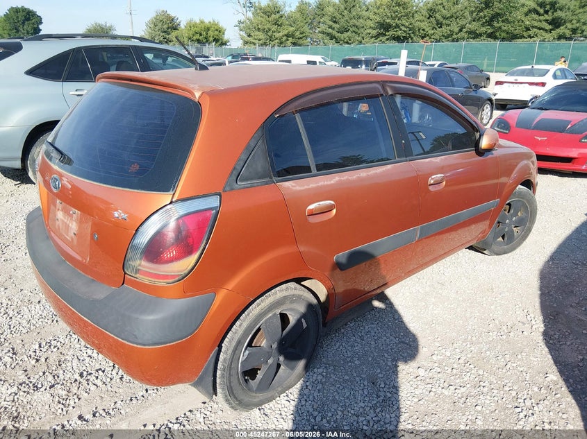 2008 Kia Rio VIN KNADE163886361783 IAAI salvage auction — NORMAL WEAR, Original (Kentucky), sold $225 on 2026-07-06 (photo 4)