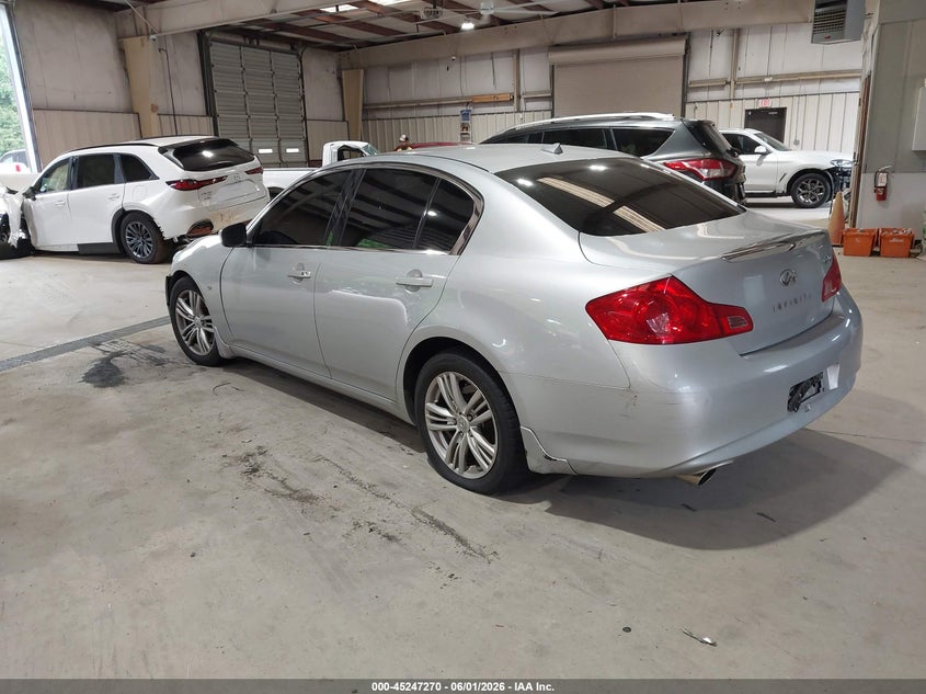 2015 Infiniti Q40 VIN JN1CV6AP2FM502722 IAAI salvage auction — FRONT END, Salvage Title, sold $775 on 2026-07-30 (photo 3)