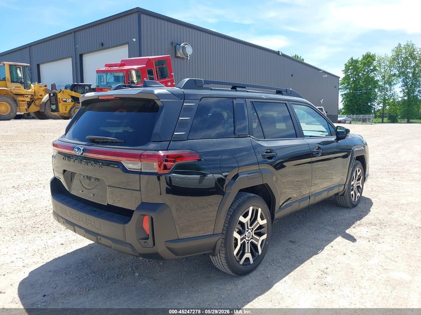 2026 Subaru Outback VIN JF2BURJDXTY469512 IAAI salvage auction — HAIL, Salvage Title, sold $27,300 on 2026-07-06 (photo 4)