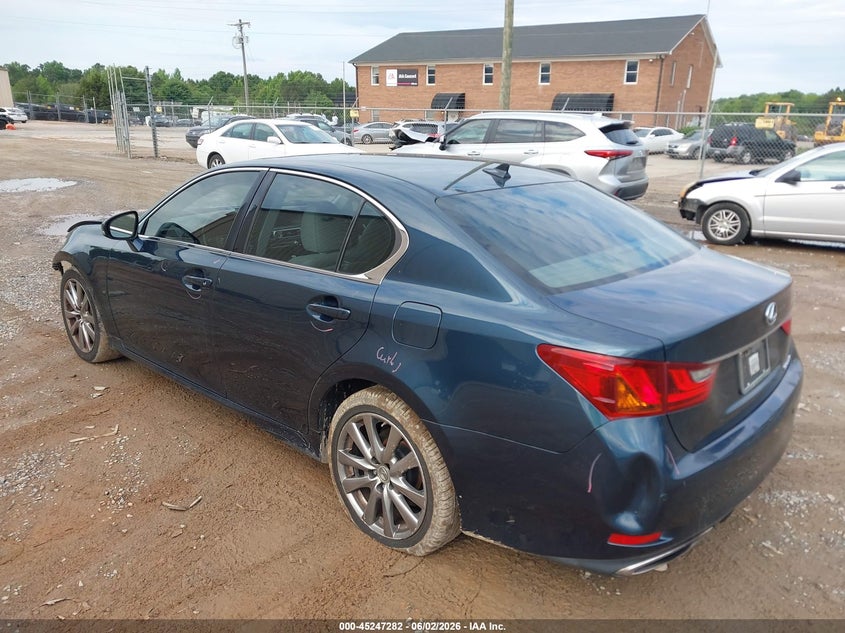 2013 Lexus Gs VIN JTHBE1BL0D5012941 IAAI salvage auction — FRONT END, Salvage (North Carolina), sold $25 on 2026-07-27 (photo 3)
