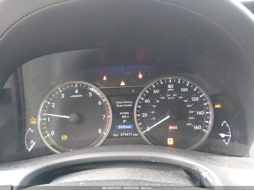 2013 Lexus Gs VIN JTHBE1BL0D5012941 IAAI salvage auction — FRONT END, Salvage (North Carolina), sold $25 on 2026-07-27 (photo 7)