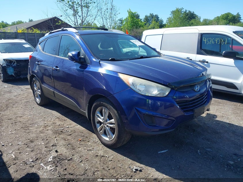 2012 Hyundai Tucson VIN KM8JUCAC4CU418122 IAAI salvage auction — FRONT END, Salvage Title, sold $1,400 on 2026-07-10 (photo 1)