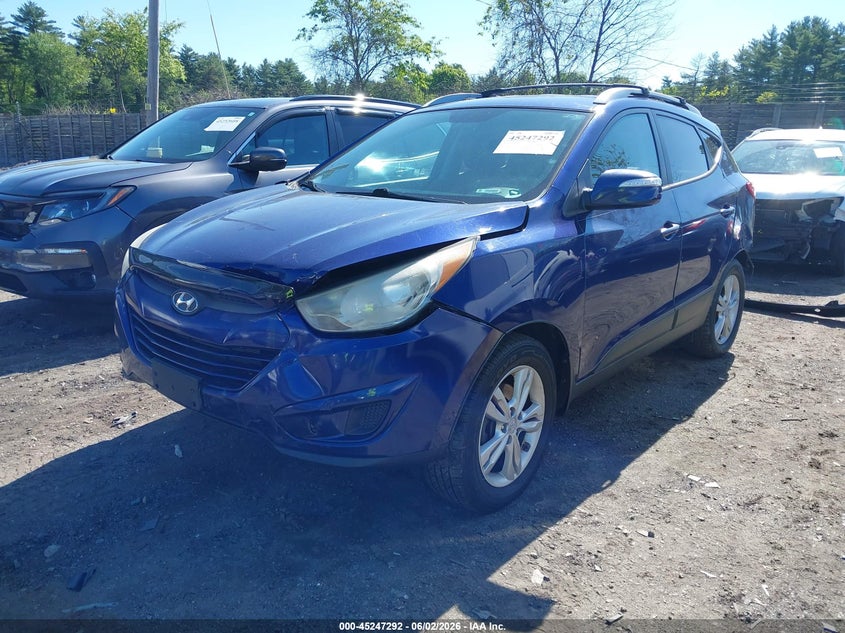 2012 Hyundai Tucson VIN KM8JUCAC4CU418122 IAAI salvage auction — FRONT END, Salvage Title, sold $1,400 on 2026-07-10 (photo 2)