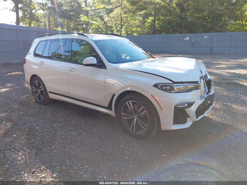 2019 BMW X7 VIN 5UXCW2C59KL089940 IAAI salvage auction — FRONT END, Salvage Title, sold $23,500 on 2026-07-19 (photo 1)
