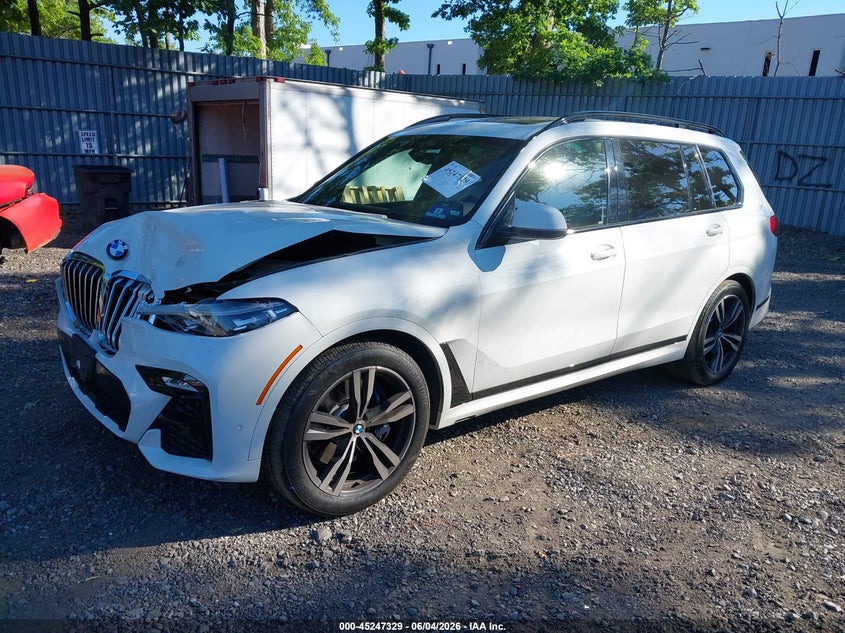 2019 BMW X7 VIN 5UXCW2C59KL089940 IAAI salvage auction — FRONT END, Salvage Title, sold $23,500 on 2026-07-19 (photo 2)