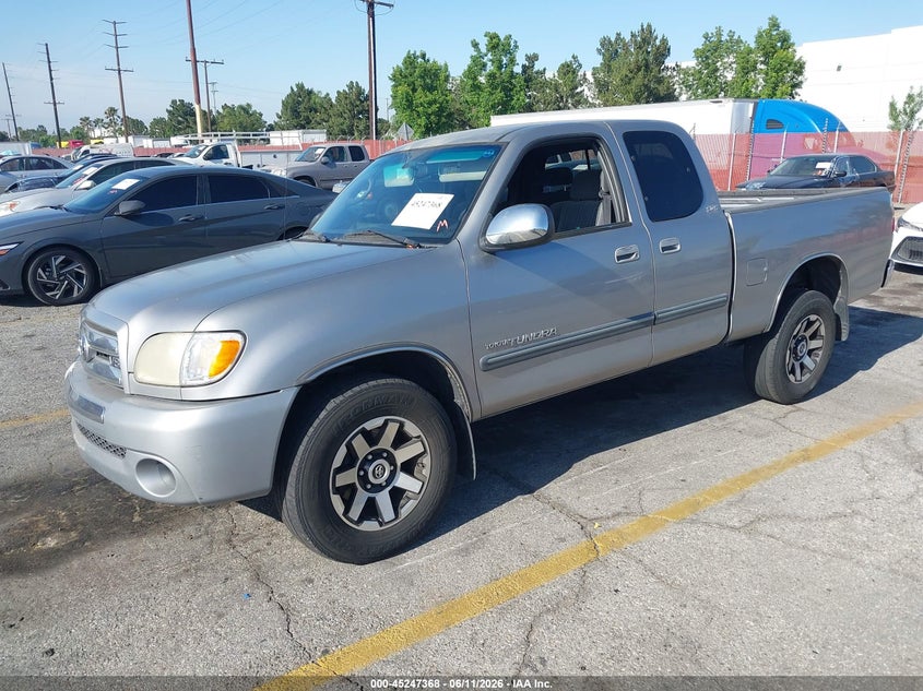 2003 Toyota Tundra VIN 5TBRT34123S422607 IAAI salvage auction — RIGHT FRONT, Salvage (California), sold $2,250 on 2026-07-10 (photo 2)