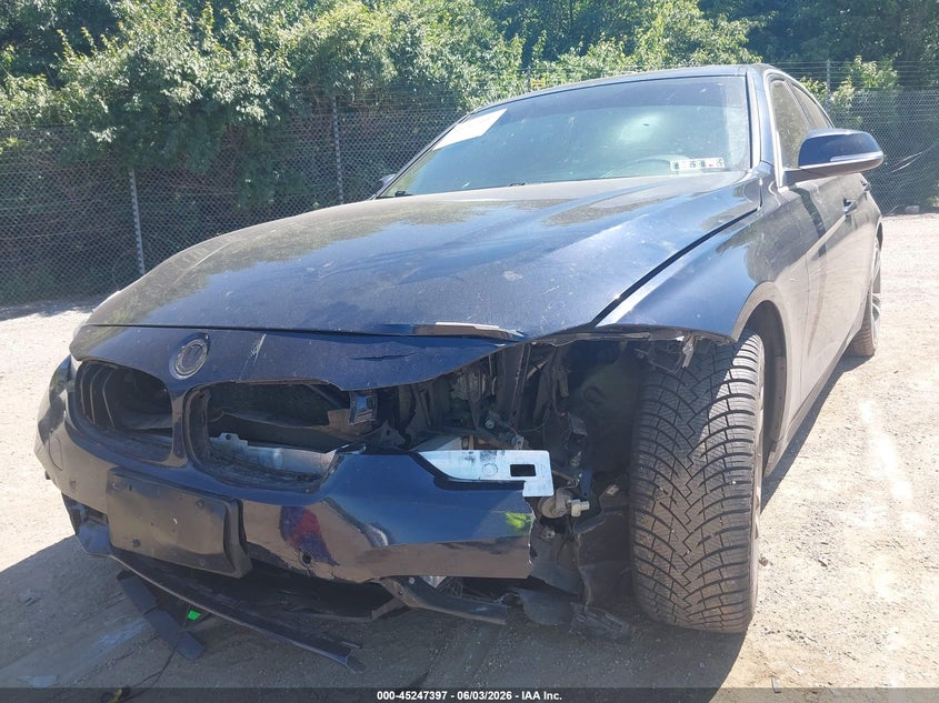 2017 BMW 3er VIN WBA8D9C38HA011946 IAAI salvage auction — LEFT FRONT, Salvage Title, sold $1,575 on 2026-07-17 (photo 6)