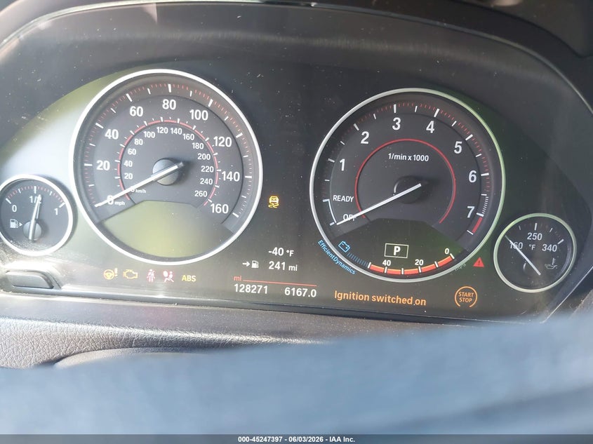 2017 BMW 3er VIN WBA8D9C38HA011946 IAAI salvage auction — LEFT FRONT, Salvage Title, sold $1,575 on 2026-07-17 (photo 7)